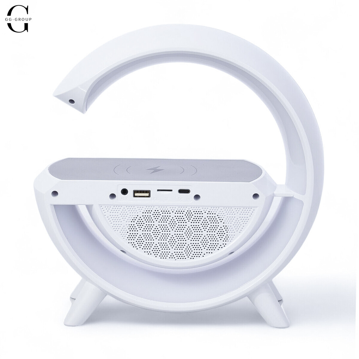 Ночник Smart Light Sound Machine с беспроводной зарядкой и Bluetooth колонкой 